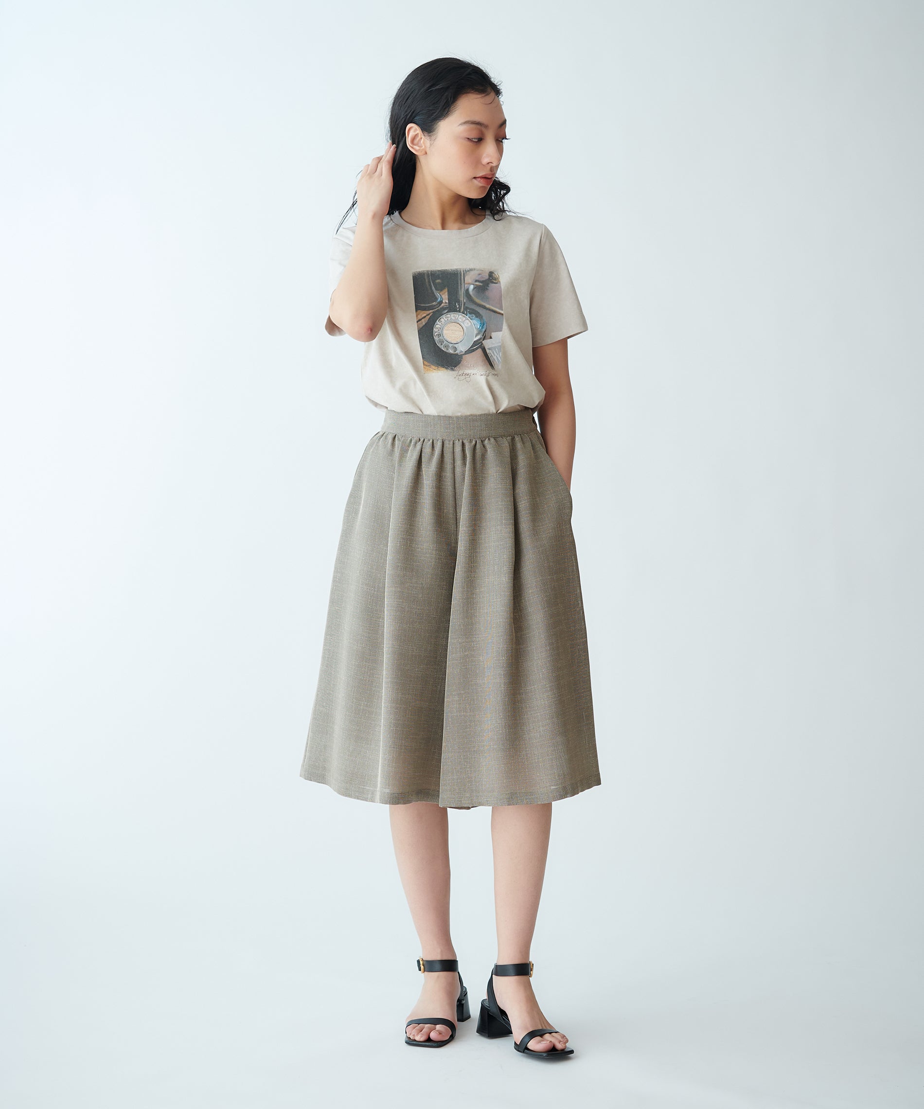 TODAYFUll モカ ショートパンツ フレアショートパンツ – FACE SANS FARD