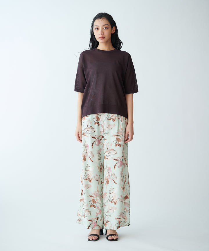 シアードロップショルダーTシャツ