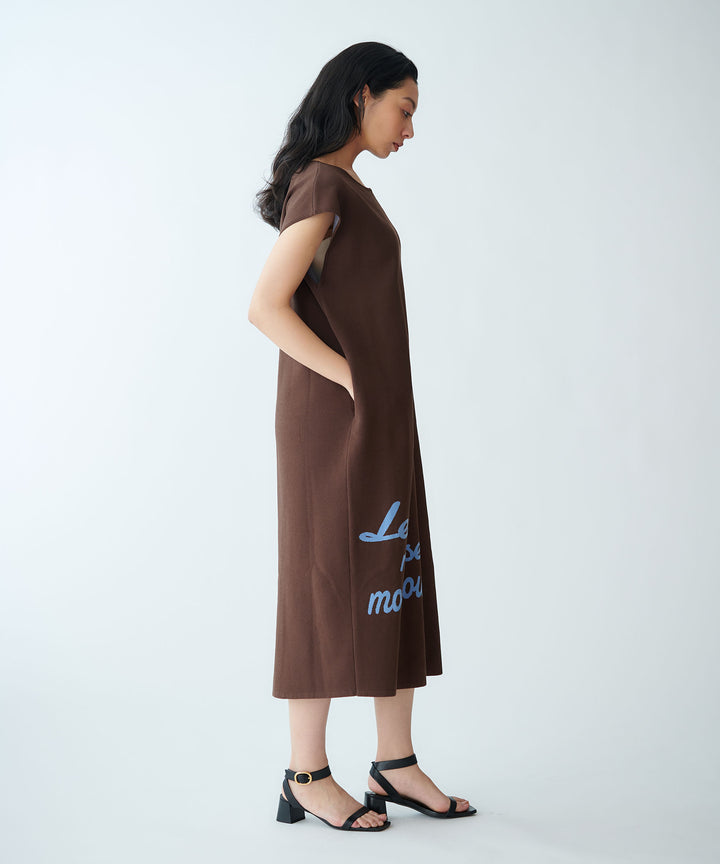 Logo Design Knit Dress