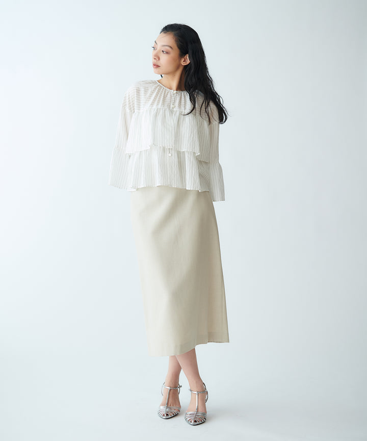 Tiered Frill Blouse