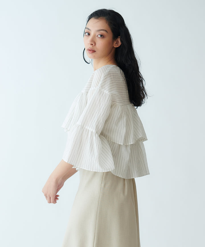 Tiered Frill Blouse