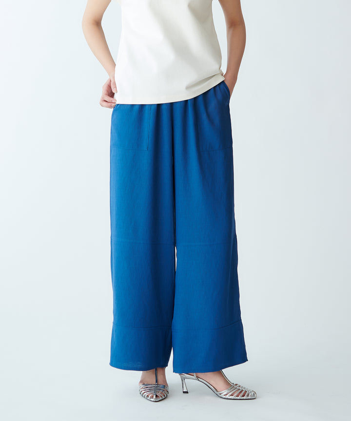 Linen-Look Wide Pants