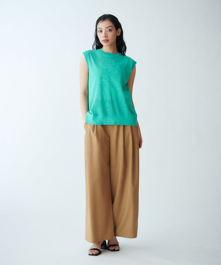 Back Slit Sheer Knit