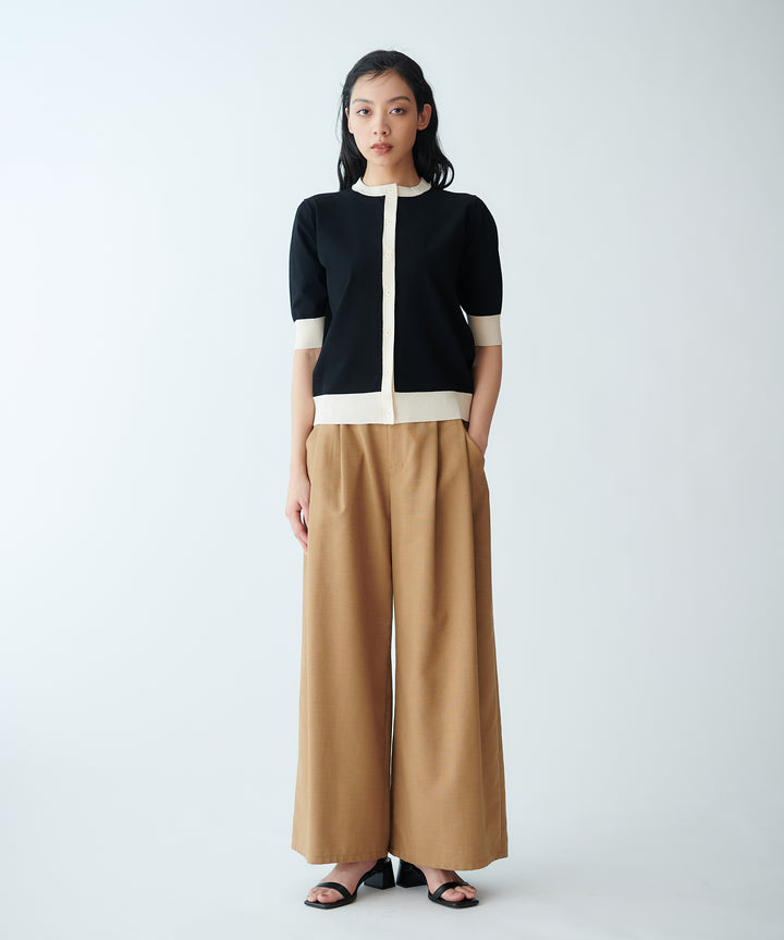 Colorblock Knit Cardigan