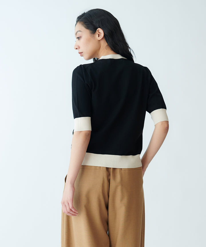 Colorblock Knit Cardigan
