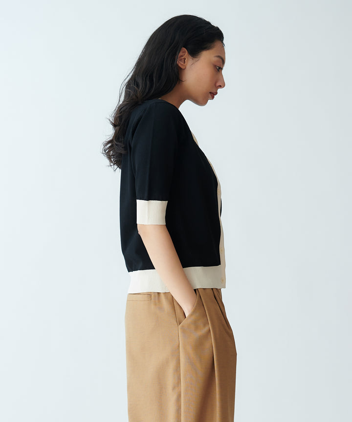 Colorblock Knit Cardigan