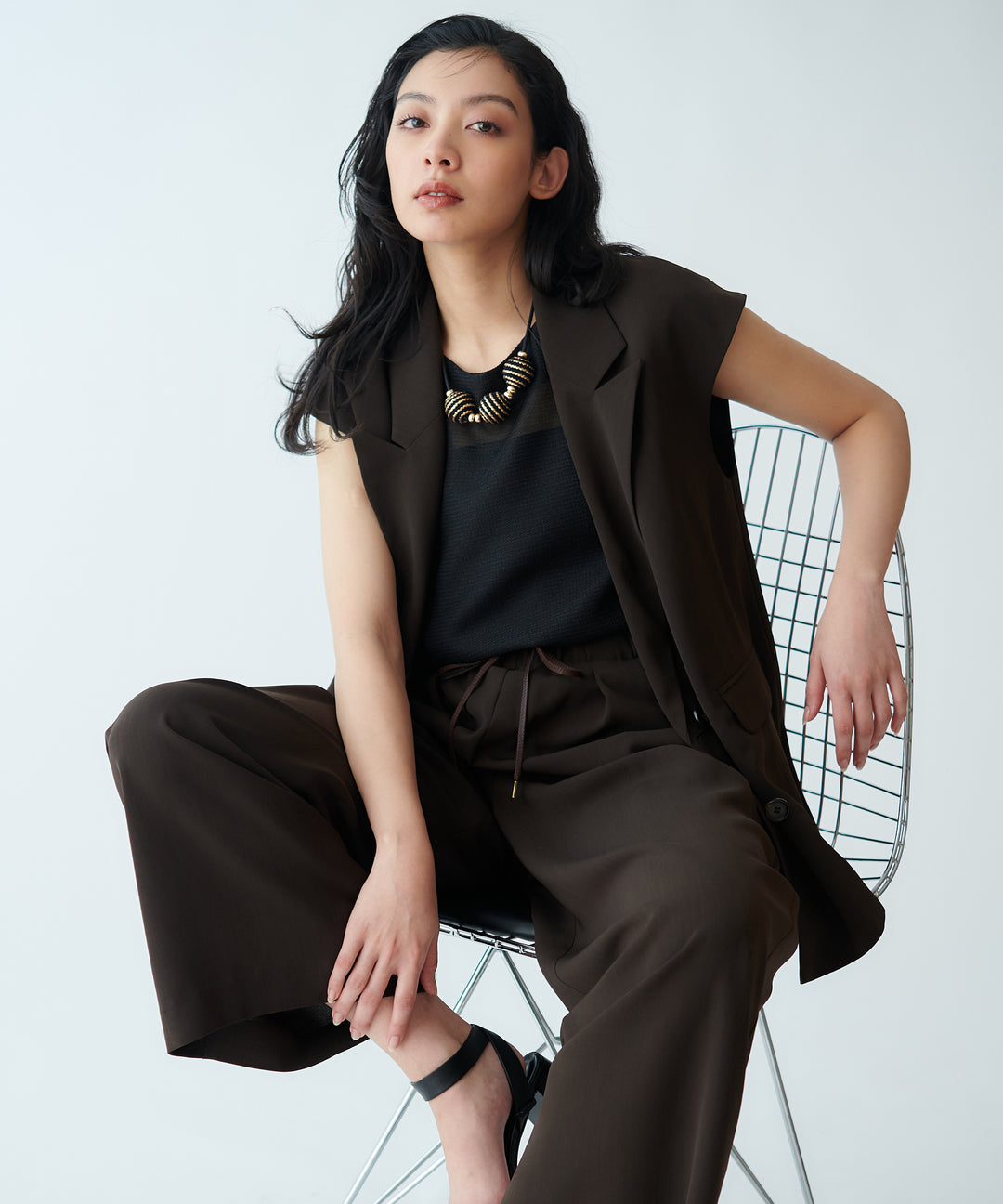 モデル H：165cm / 38 /ブラック