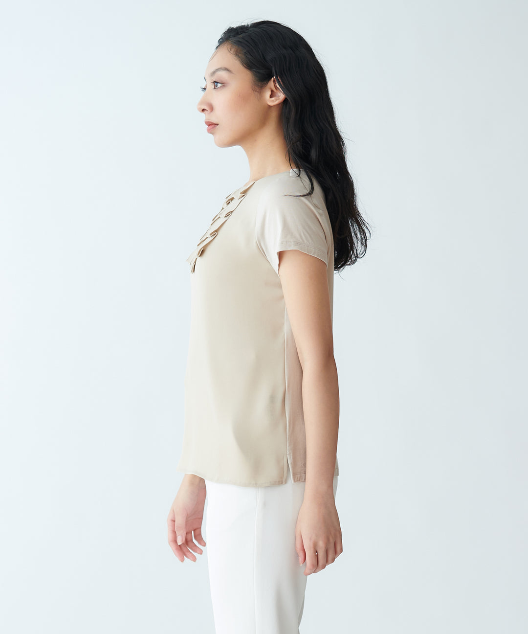 タックデザインカットソー