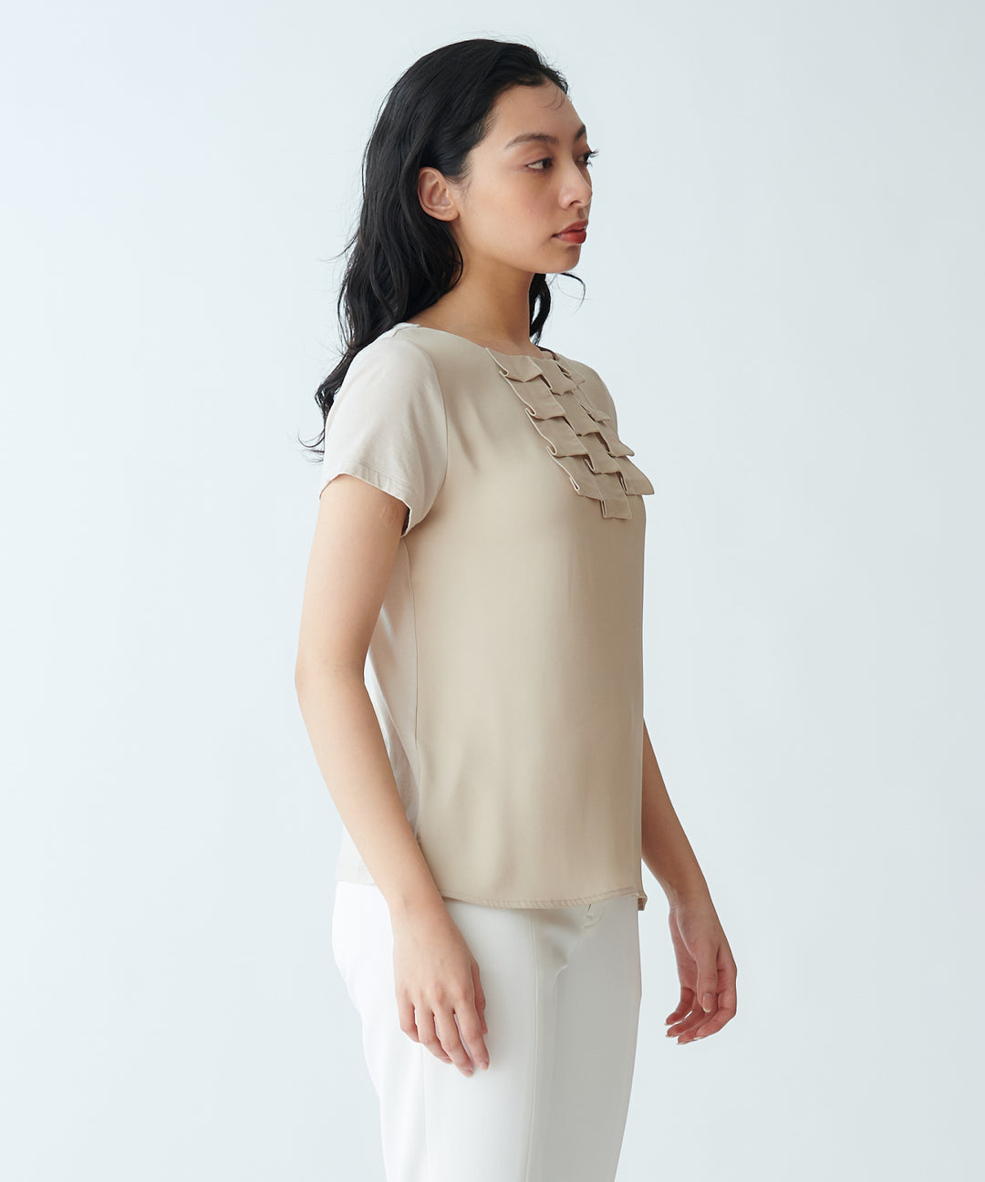 タックデザインカットソー
