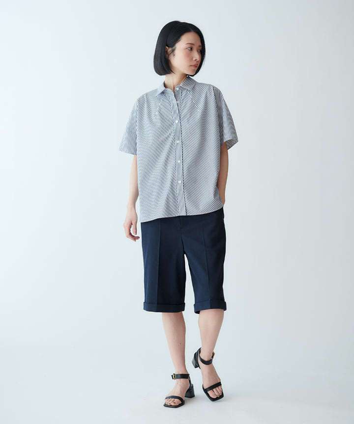 リネンコットンハーフパンツ