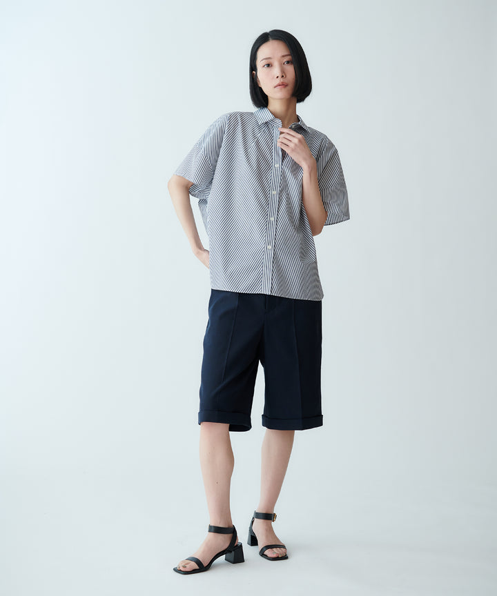 リネンコットンハーフパンツ