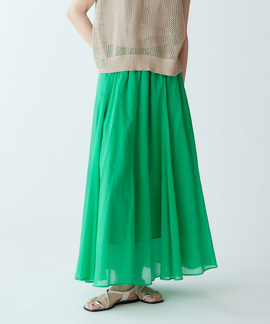 モデル H：165cm / 38 /グリーン