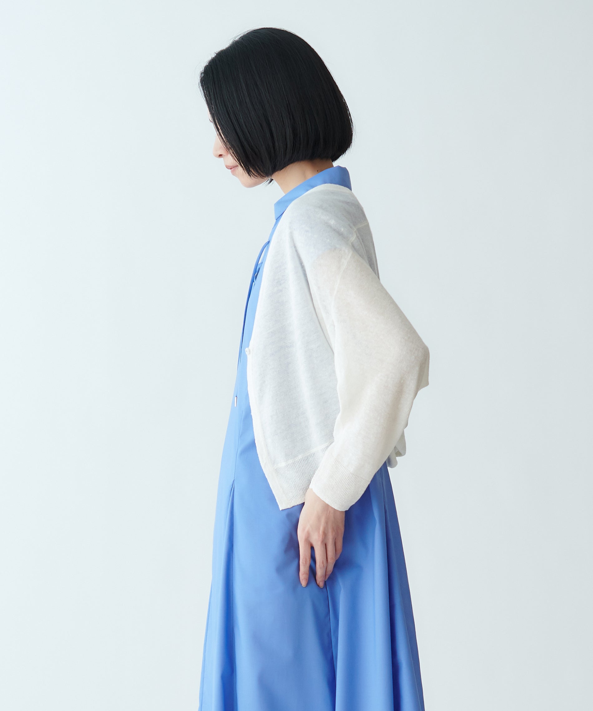 リネンニットボレロカーディガン – FACE SANS FARD