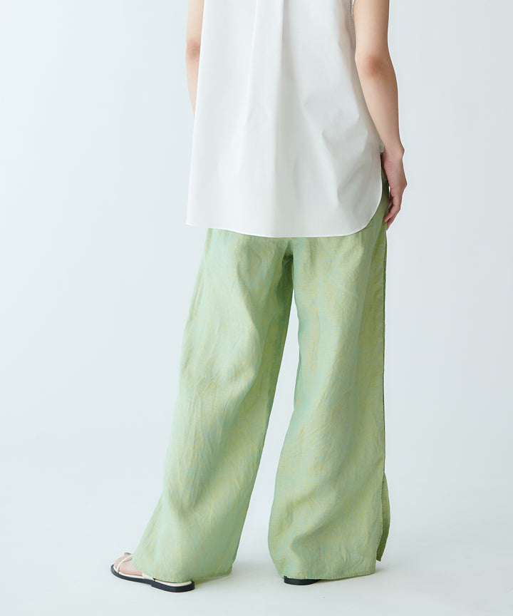 サイドスリットワイドパンツ