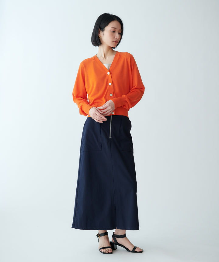 フロントジップカーゴスカート