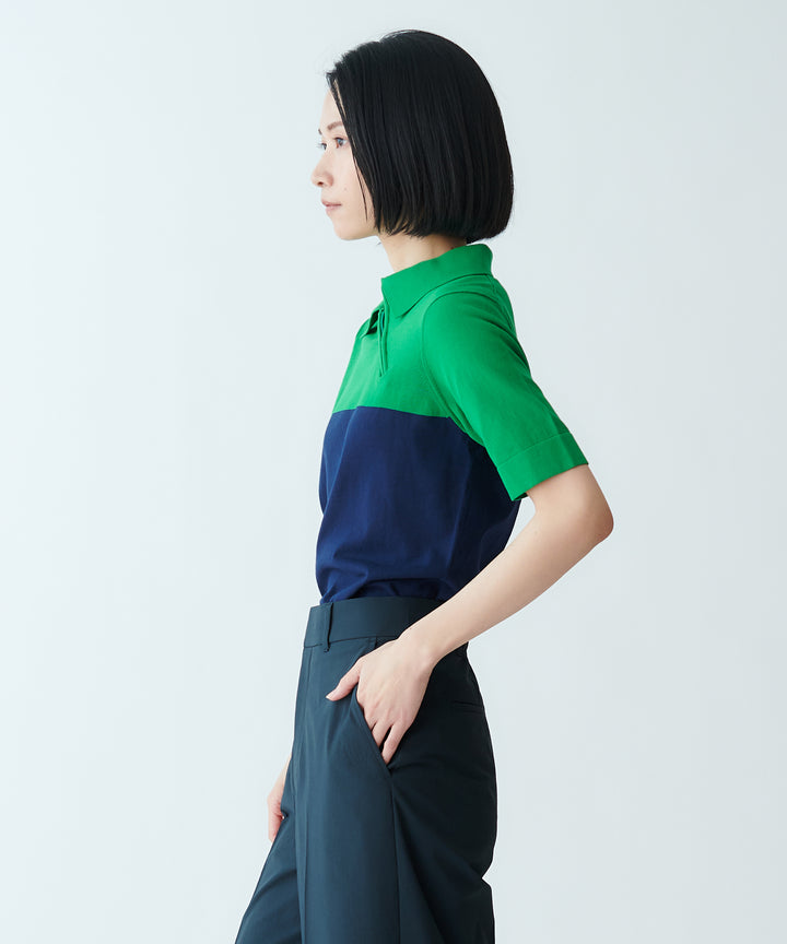 アシンメトリーポロニット