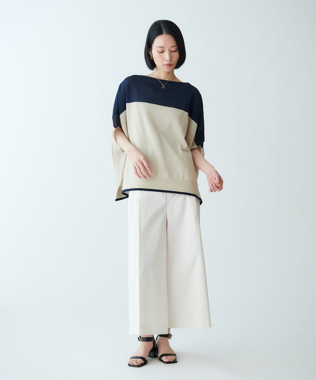 オーバーサイズサマーニット