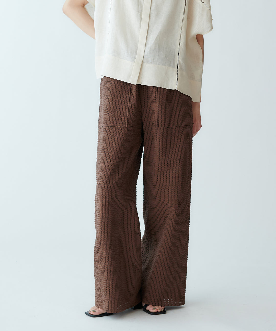 モデル H：165cm / 38 /ブラウン