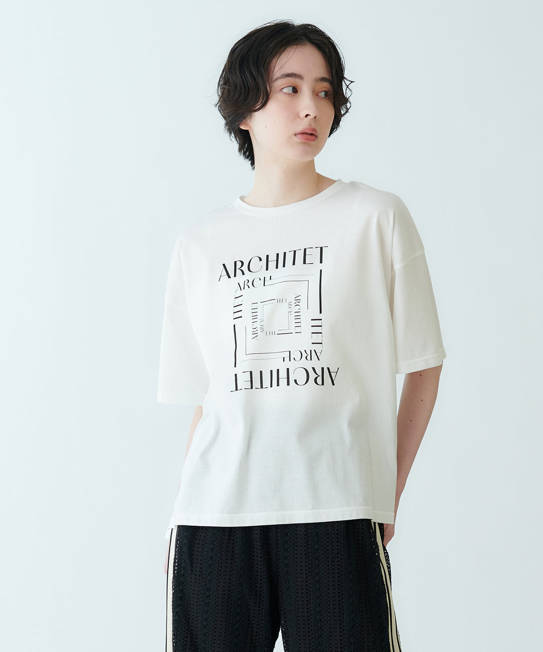 モデル H：165cm / 38 /ホワイト