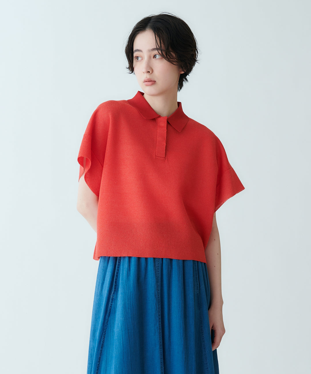 モデル H：165cm / 38 /レッド＊レッド