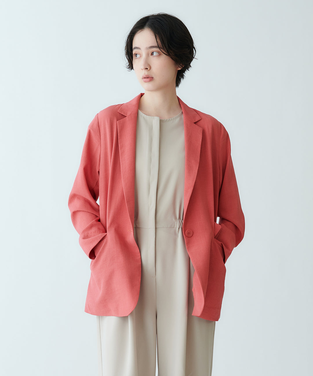 モデル H：165cm / 38 /  ピンク