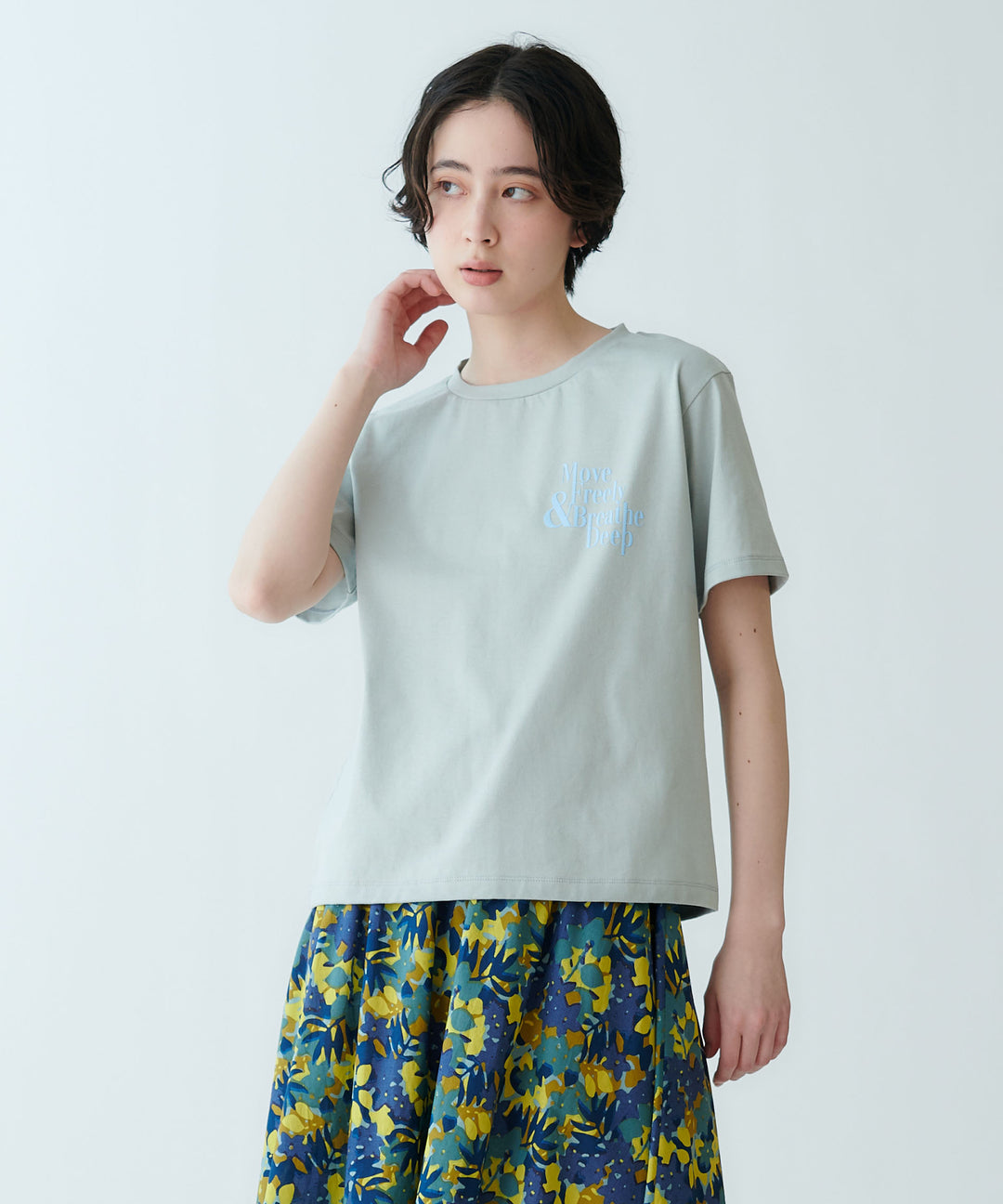 モデル H：165cm / 38 /ライトグリーン