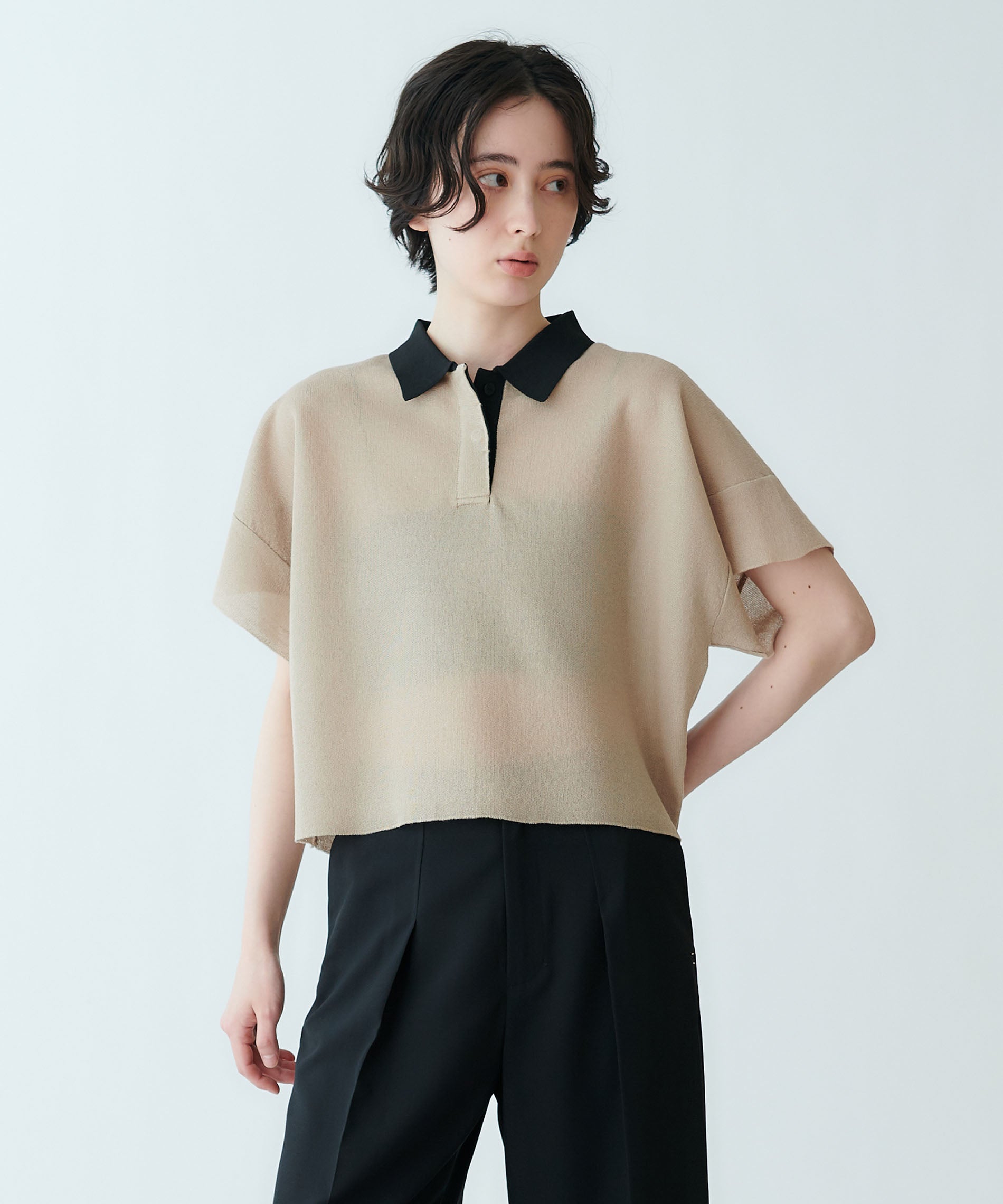 ニットポロシャツ – FACE SANS FARD