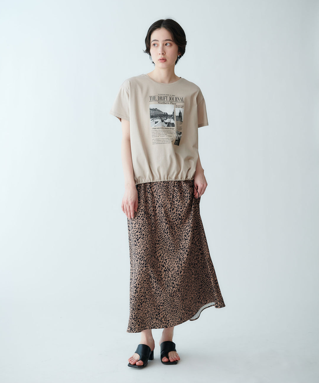 ニュースタイムズプリントTシャツ