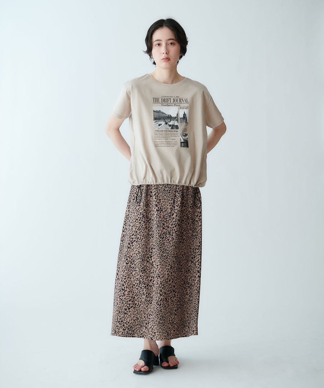 ニュースタイムズプリントTシャツ