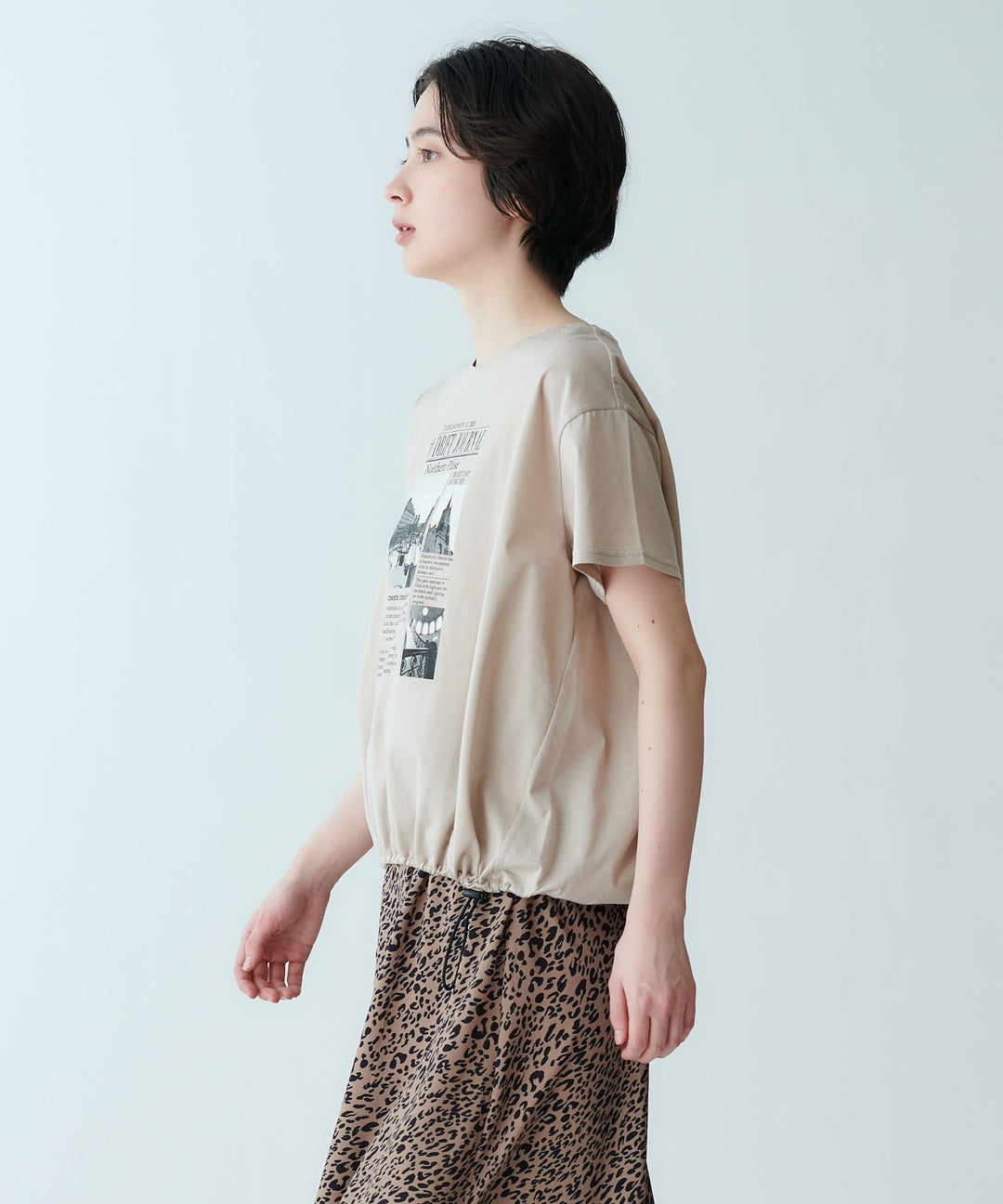 ニュースタイムズプリントTシャツ