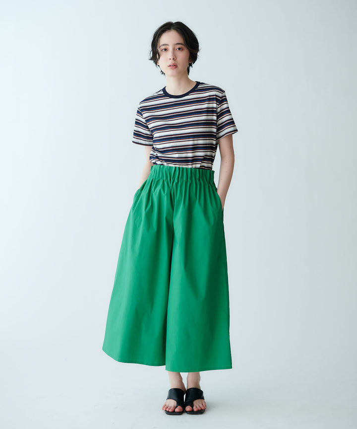 Waist tuck wide pants