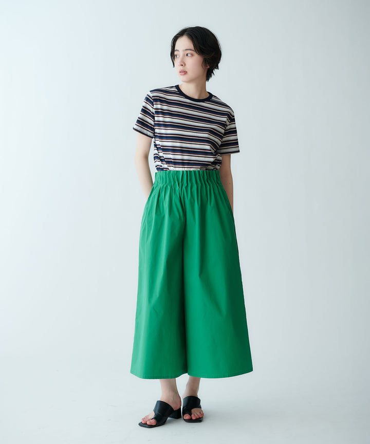 Waist tuck wide pants