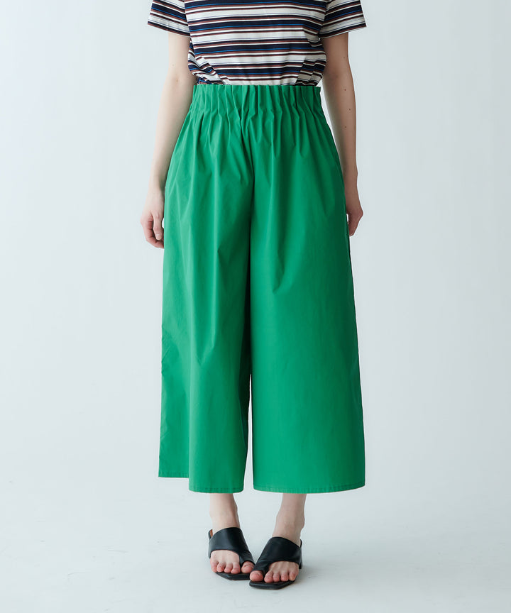 Waist tuck wide pants