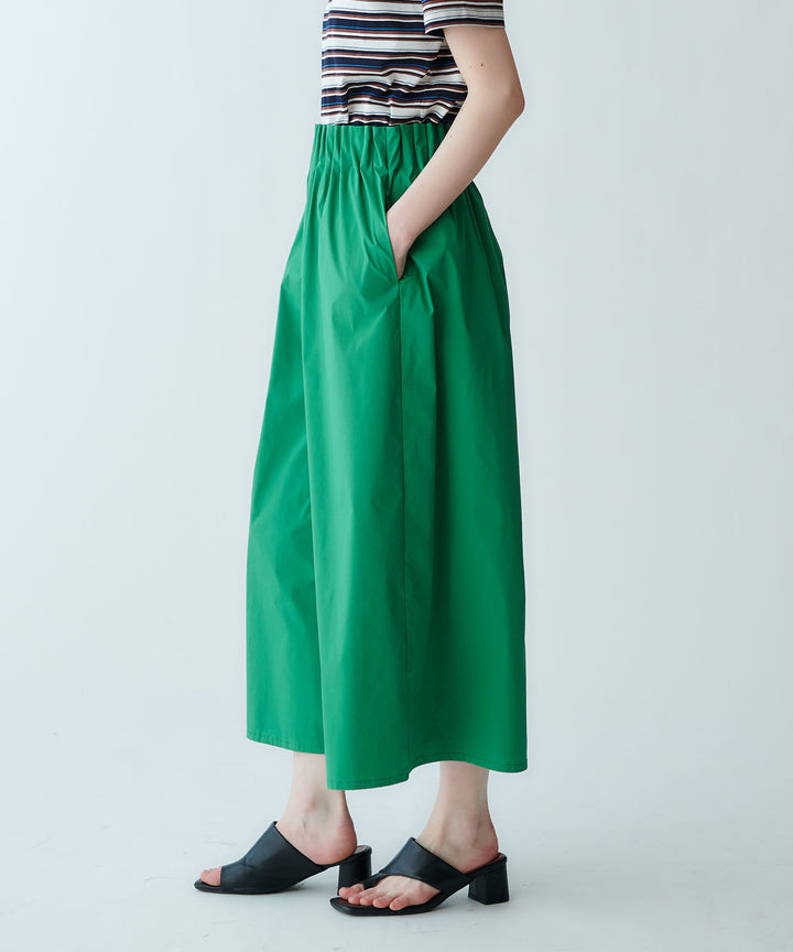 Waist tuck wide pants