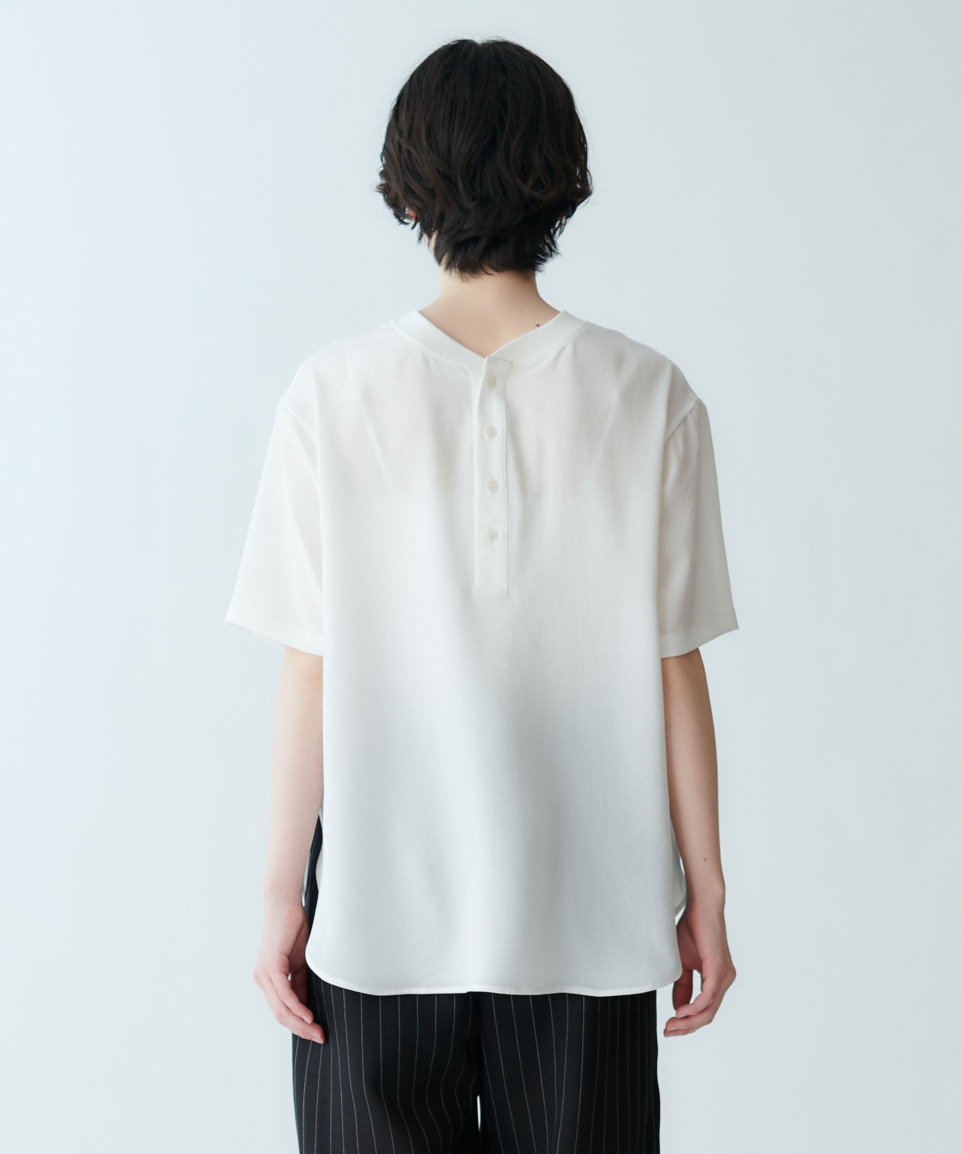 2WAYジョーゼットシアーブラウス – FACE SANS FARD
