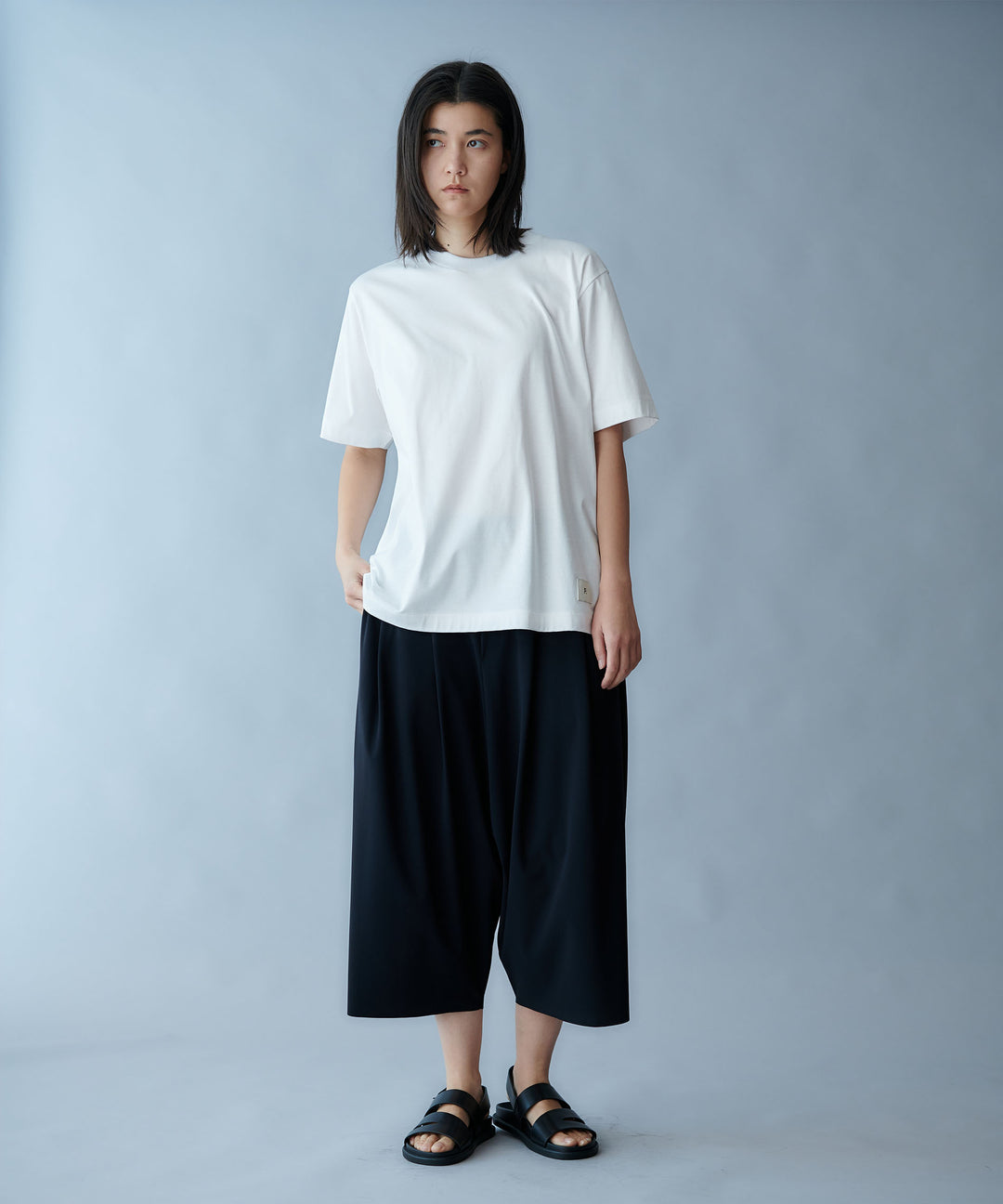 コットンスムースベーシックTシャツ