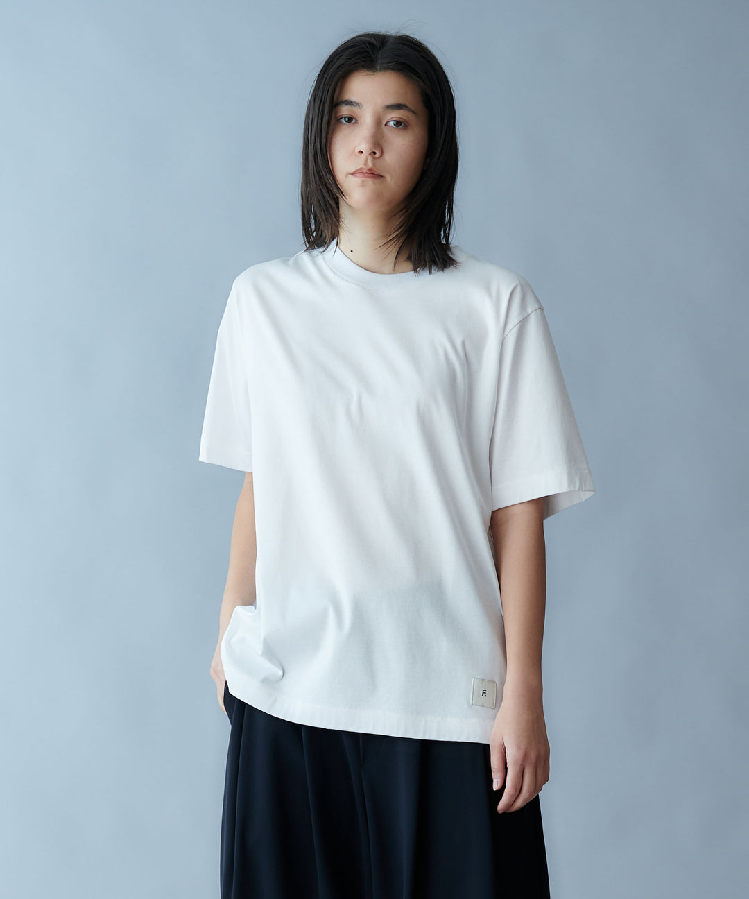 コットンスムースベーシックTシャツ