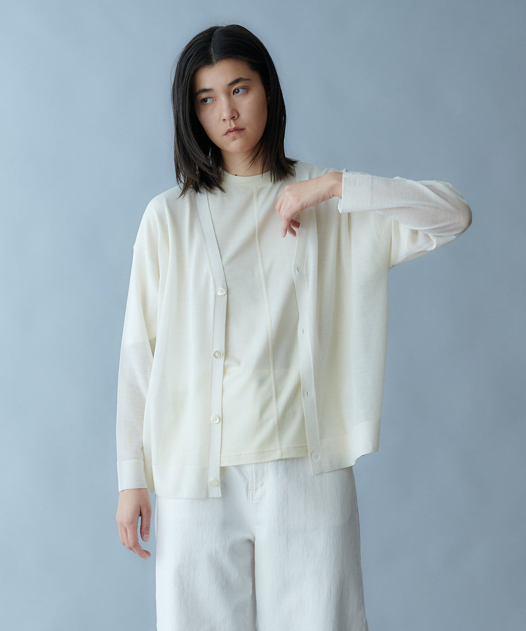 サマーウールニット