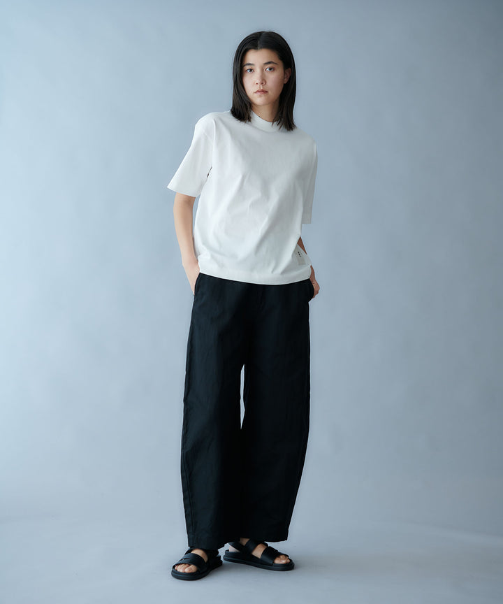 オーガニックコットンバレルパンツ