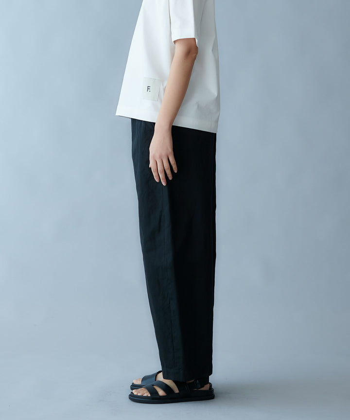 オーガニックコットンバレルパンツ