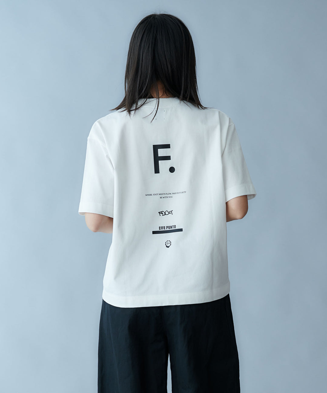 ハイゲージ天竺ロゴTシャツ