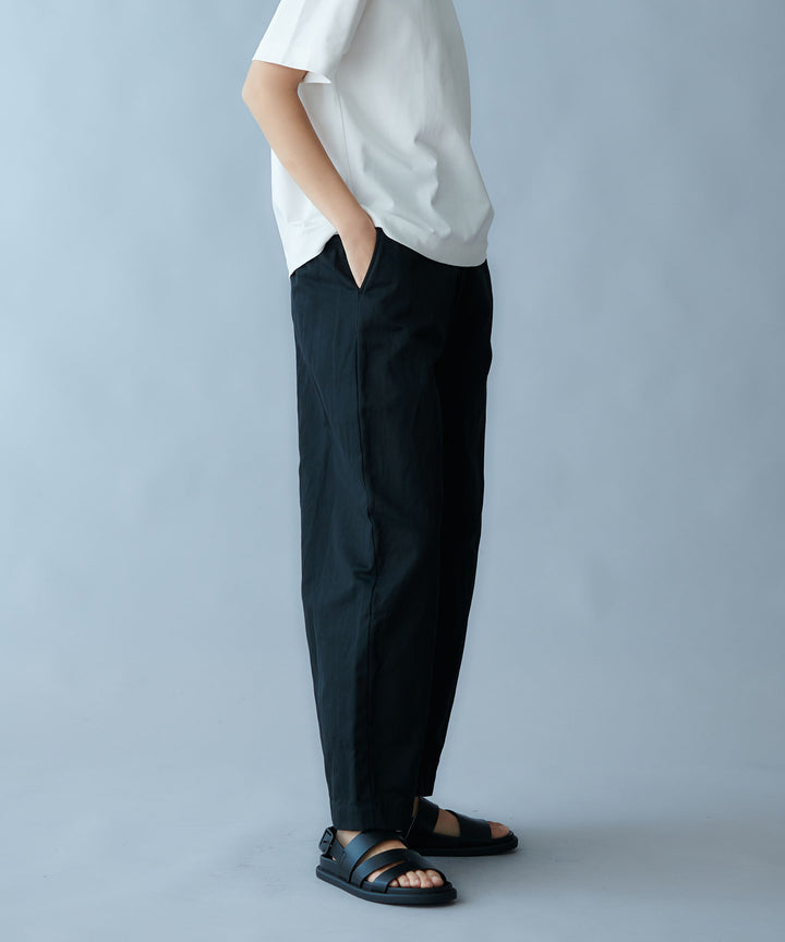 オーガニックコットンバレルパンツ