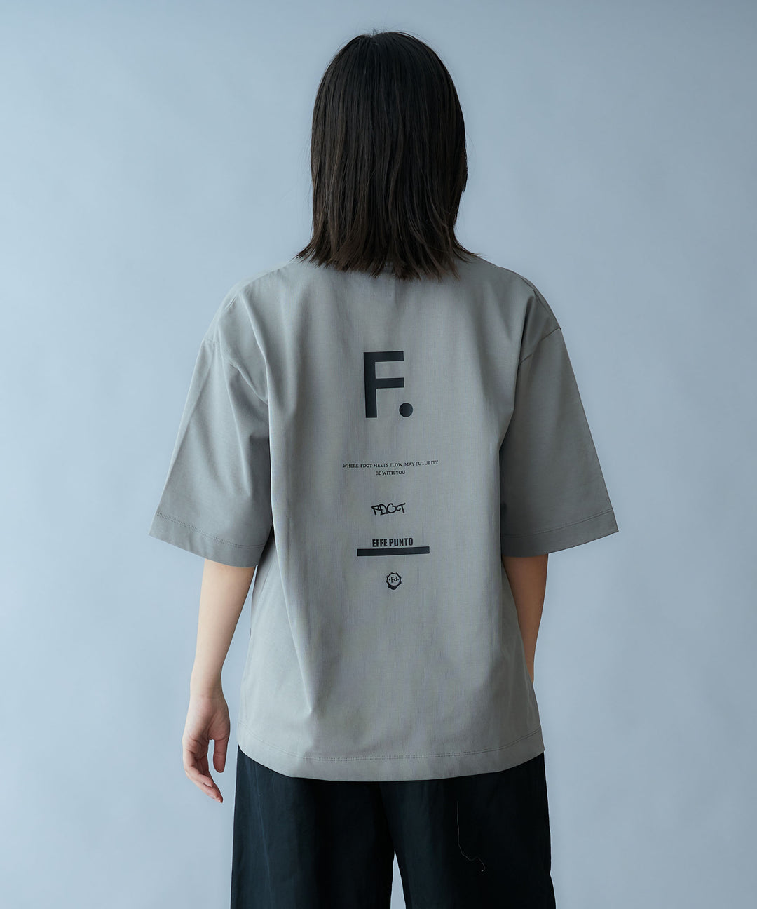ハイゲージ天竺ロゴTシャツ