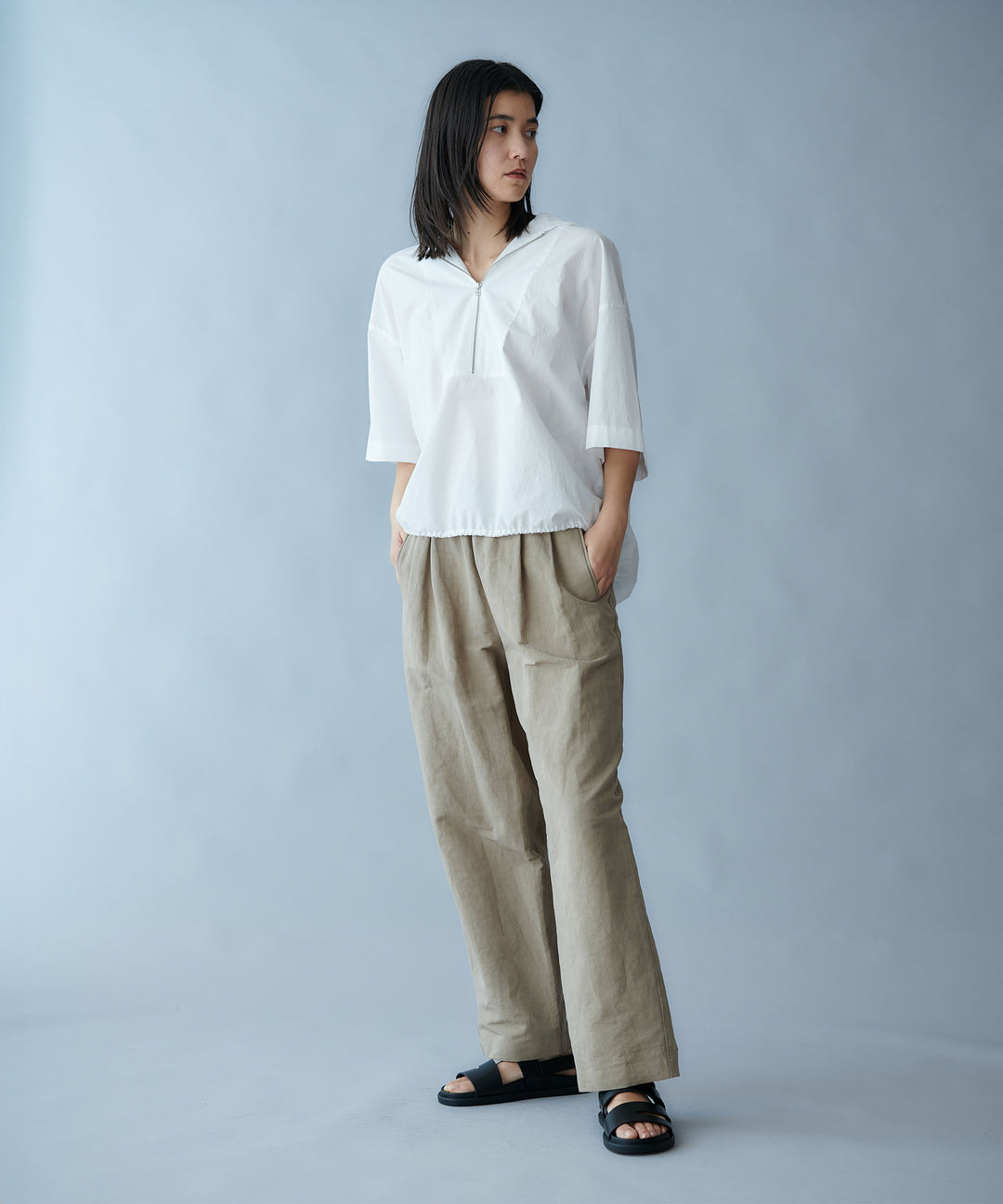 タイプライターワイドパンツ