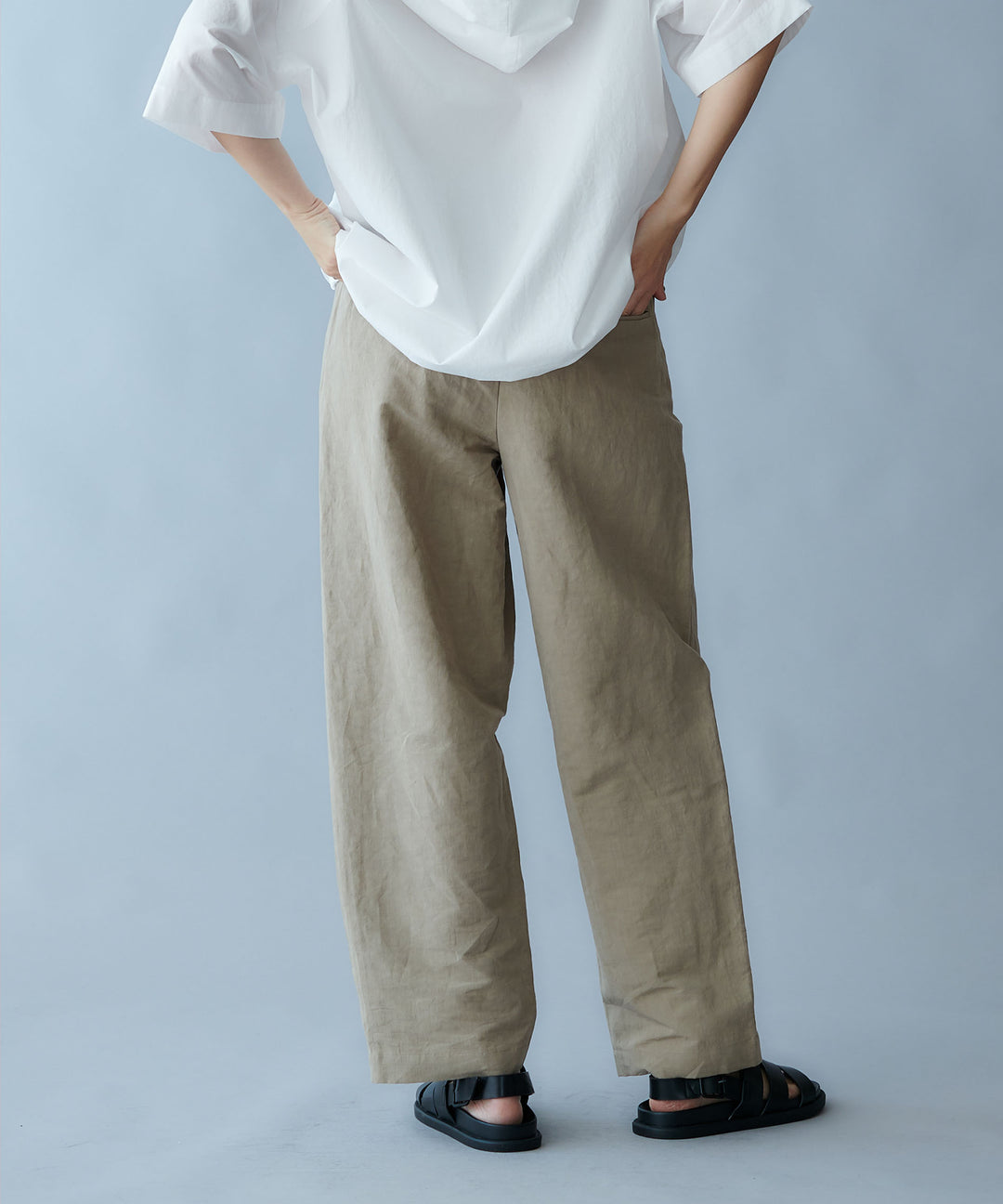 タイプライターワイドパンツ