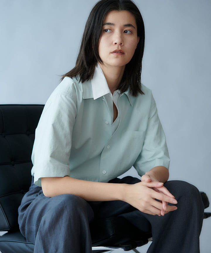 打字机半袖衬衫