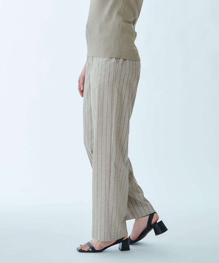 Straight Wide-Leg Trousers