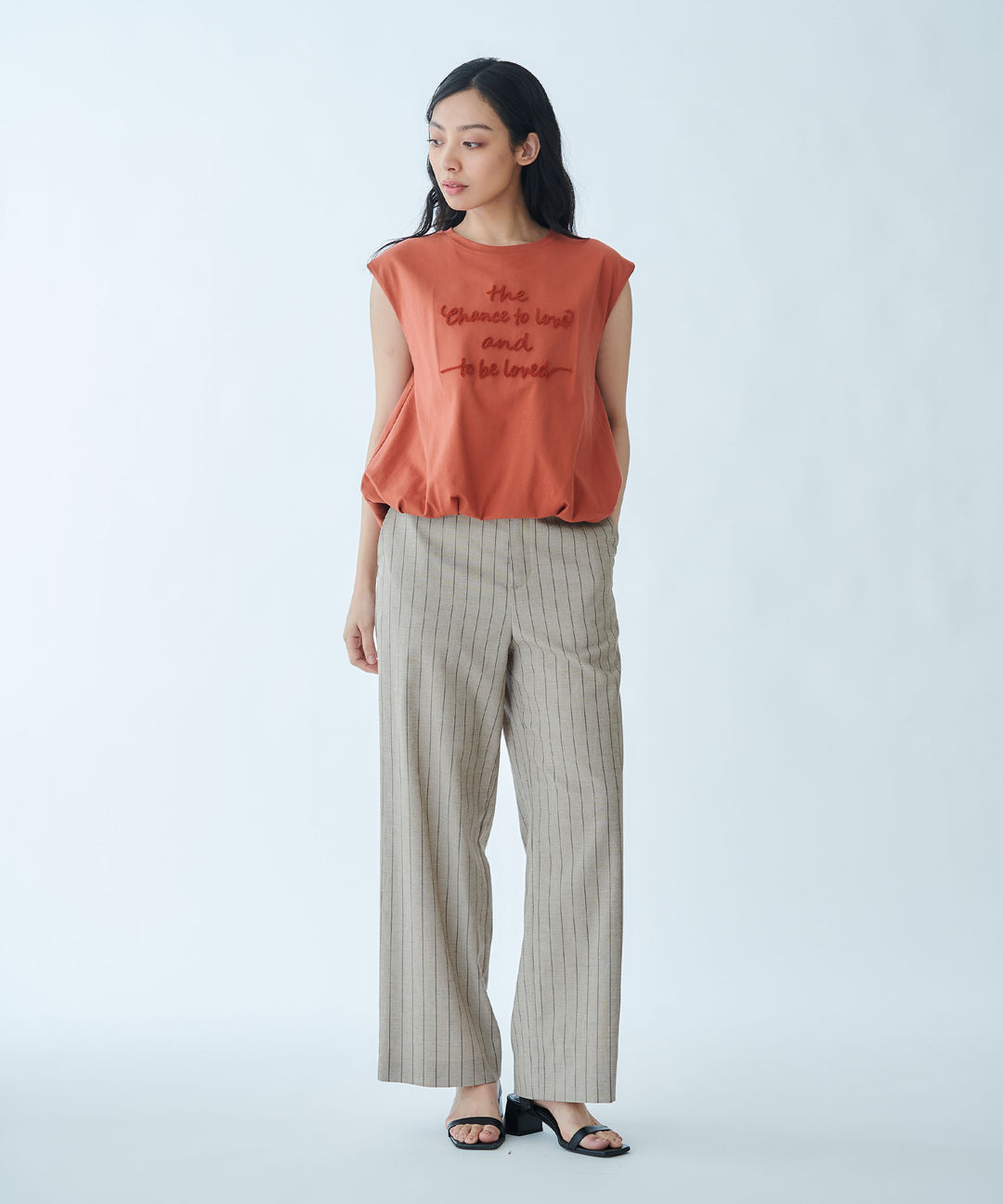 Fluffy Embroidered Balloon Silhouette Cut-Sew