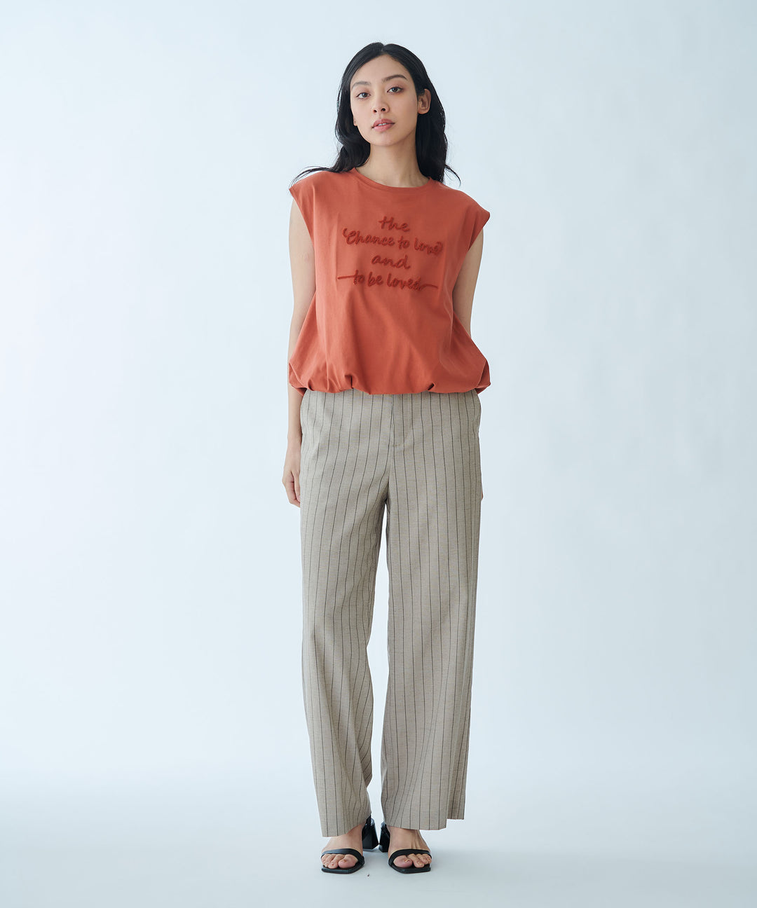 Fluffy Embroidered Balloon Silhouette Cut-Sew