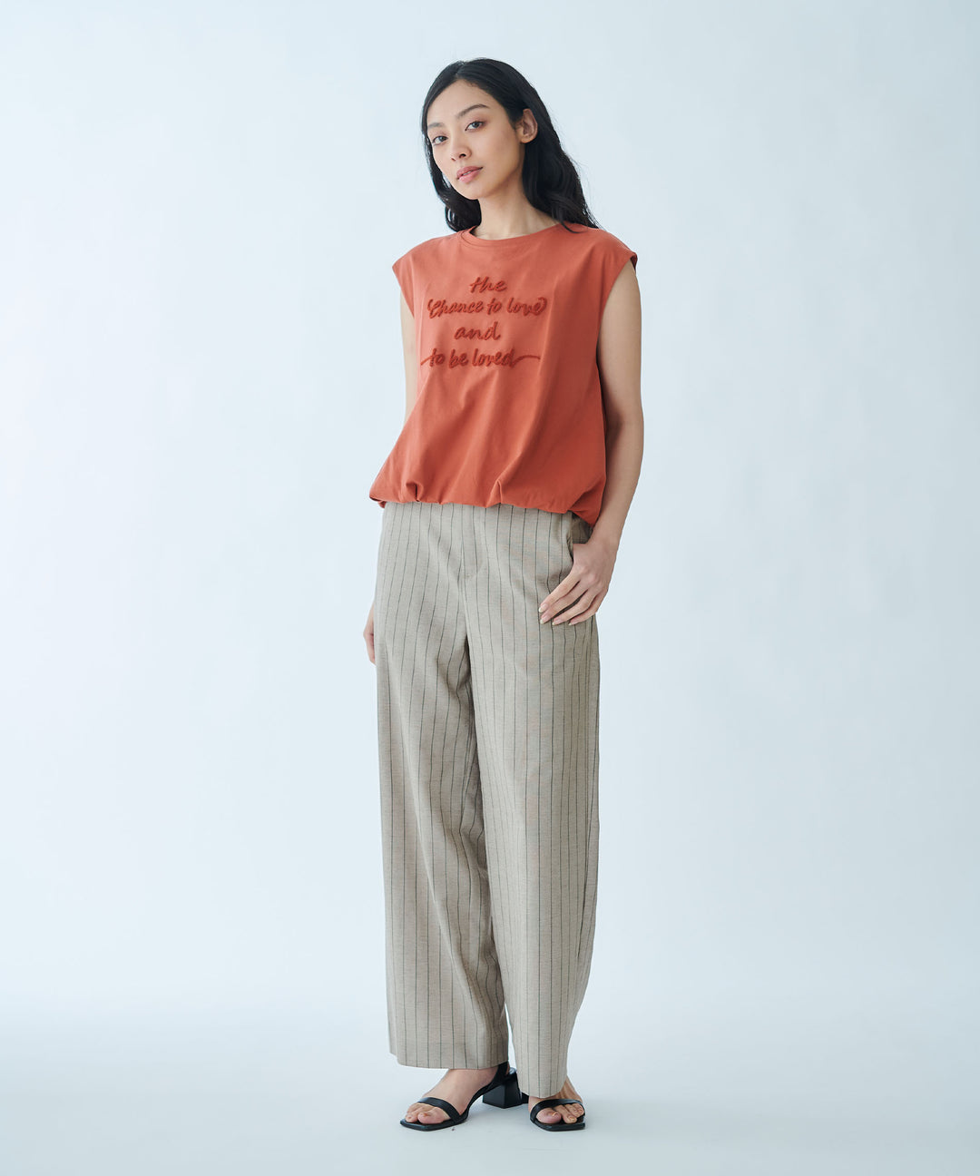 Straight Wide-Leg Trousers